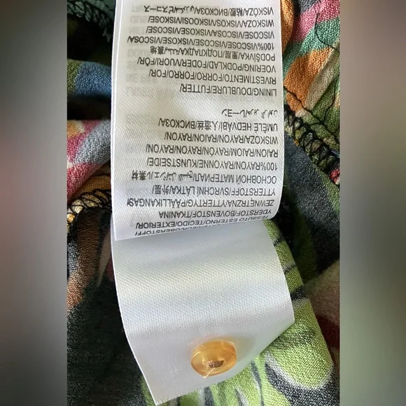 FARM RIO Patchwork Tapestry Ankle Dress Size X Small - Picture 9 of 10